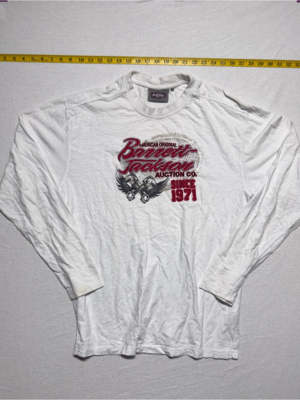 White Long Sleeve Graphic Tee